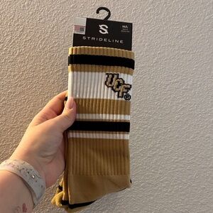 Gold and Black Men's UCF Socks size 8-12